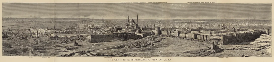 The Crisis in Egypt, Panoramic View of Cairo